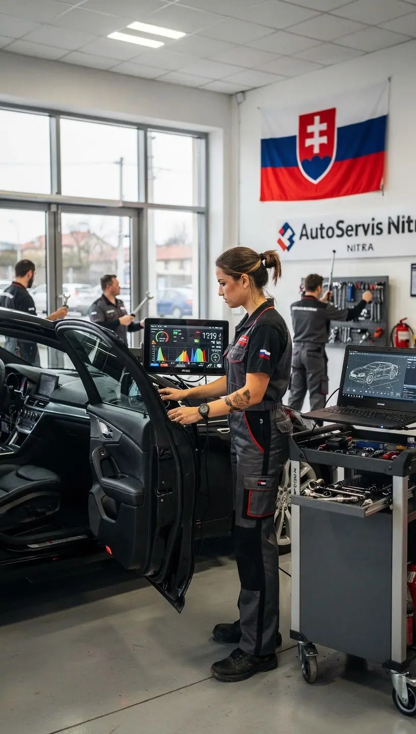 Zákazník konzultuje výsledky testu chladiva a opravy klimatizácie s odborníkom.